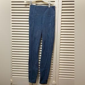 Indigo Lululemon leggings, size 2